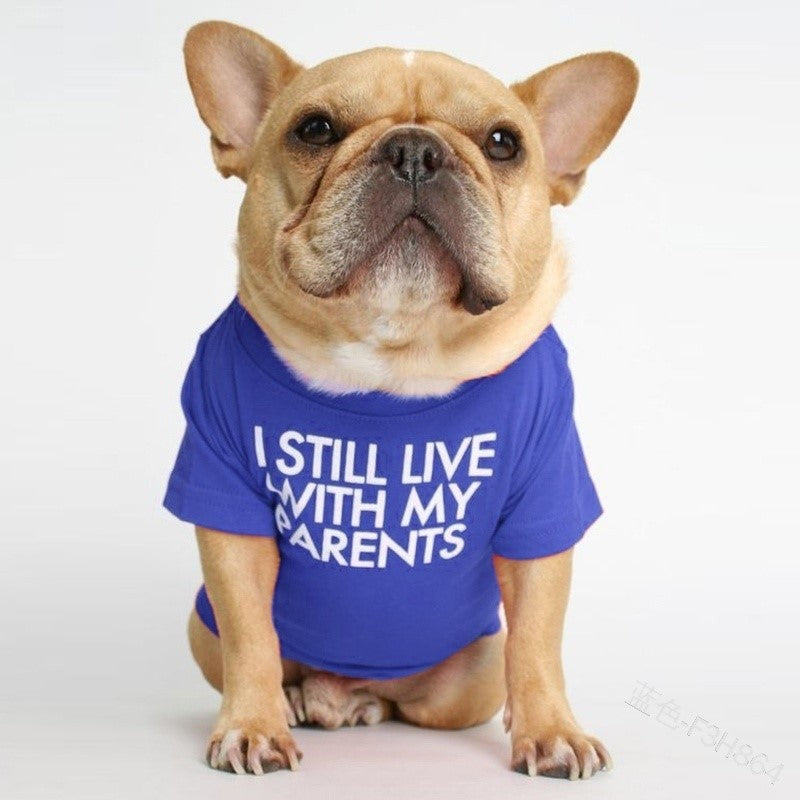 Pet Round Neck T-Shirt for Cats and Dogs