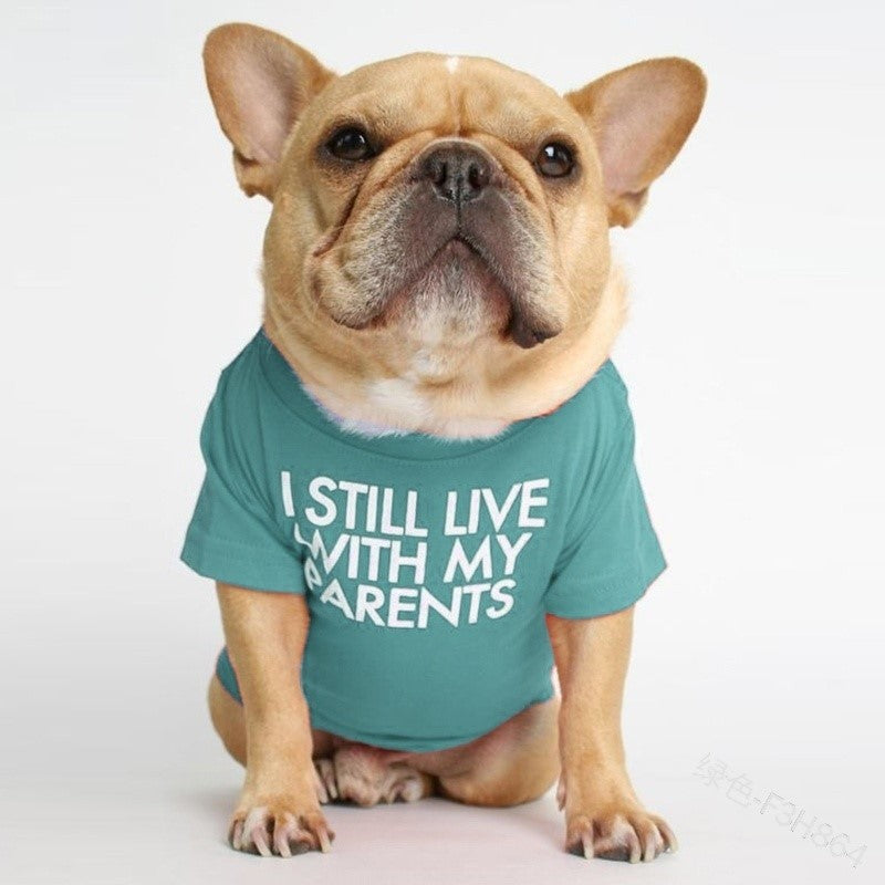 Pet Round Neck T-Shirt for Cats and Dogs